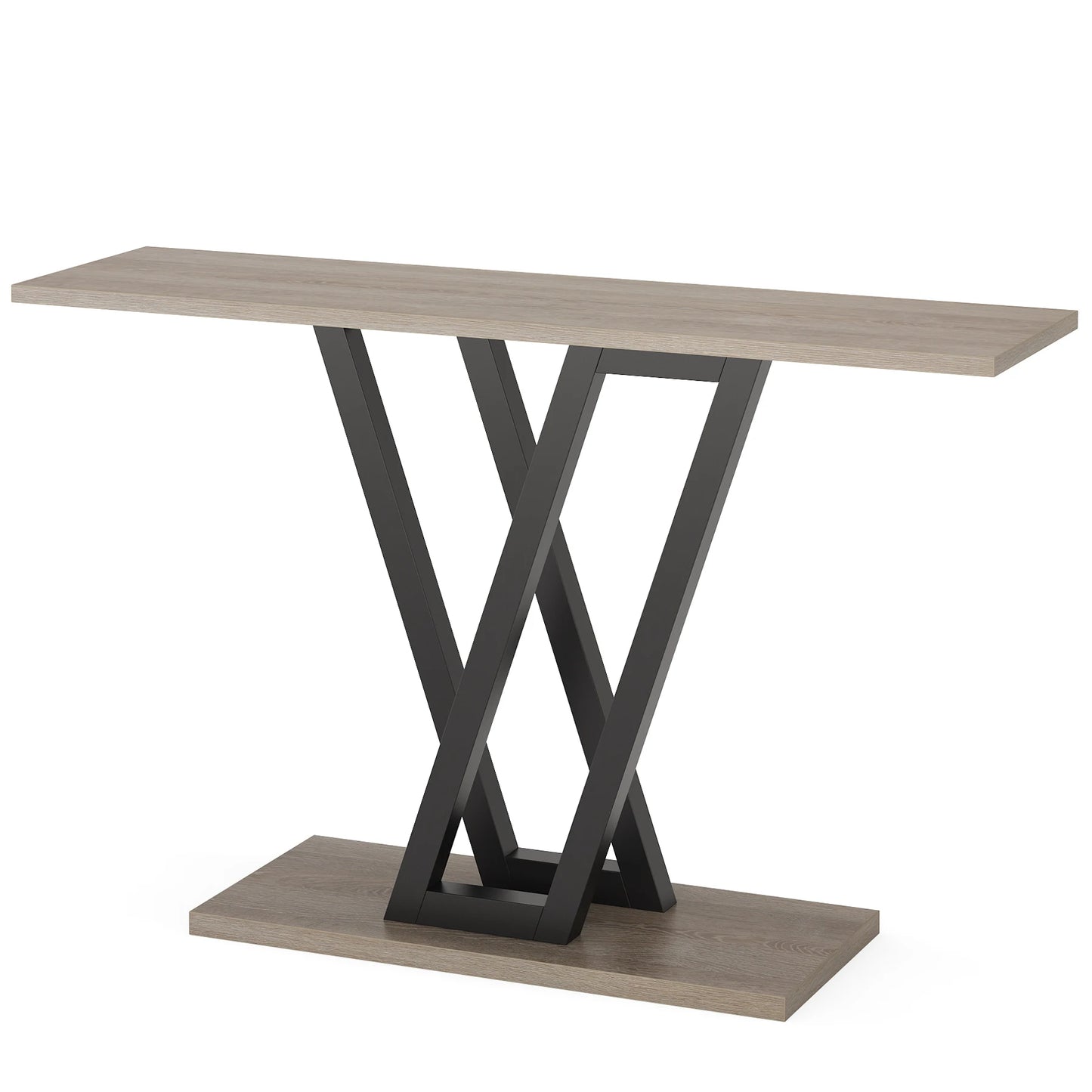 Tribesigns 43 Inch Console Table Industrial Entryway Hallway Table Living Room Furniture