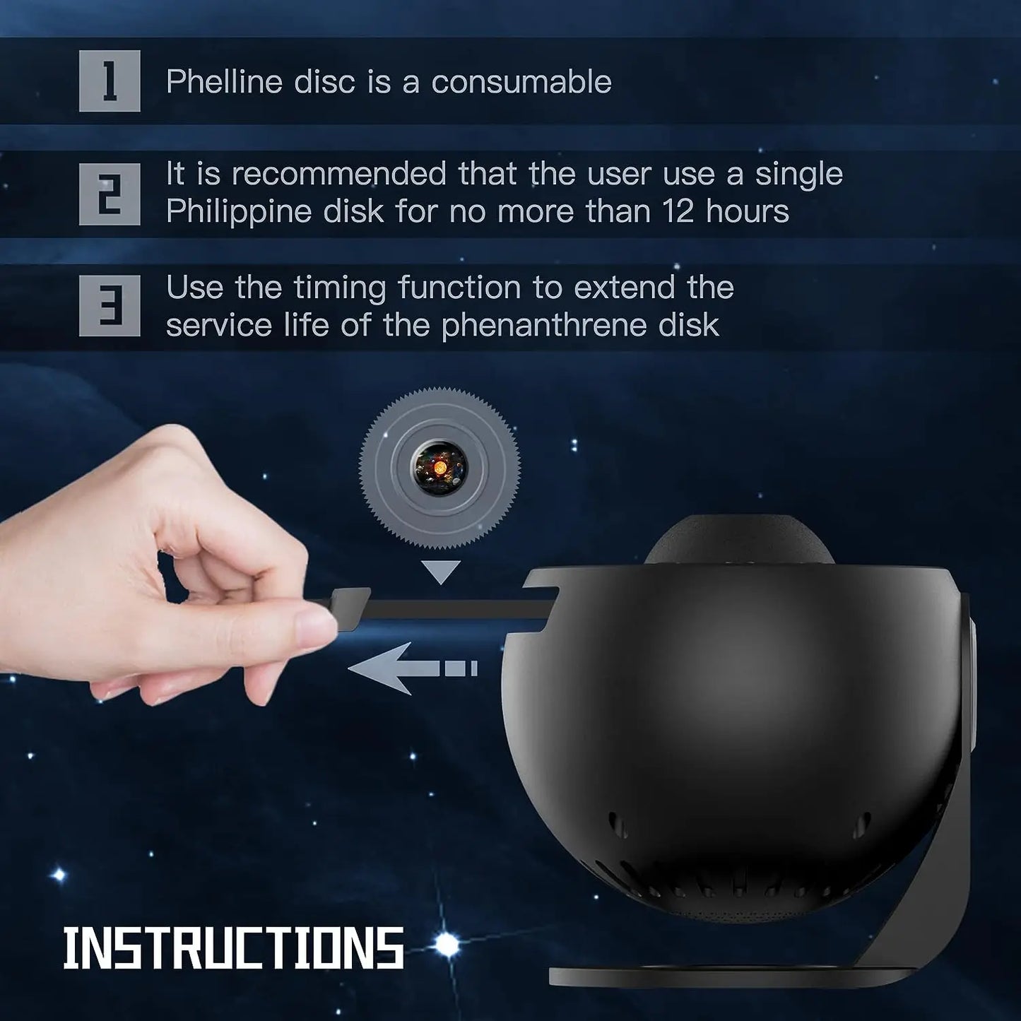 13 In 1 Galaxy Ultral Star Projector HD Image Area LED Night Light