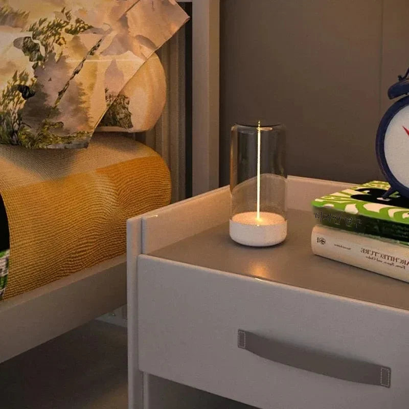 Portable quantum wire ambient magnetic light Type-C charging