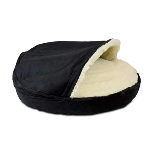Luxury Orthopedic Cozy Cave Pet Bed, X-Large, Black