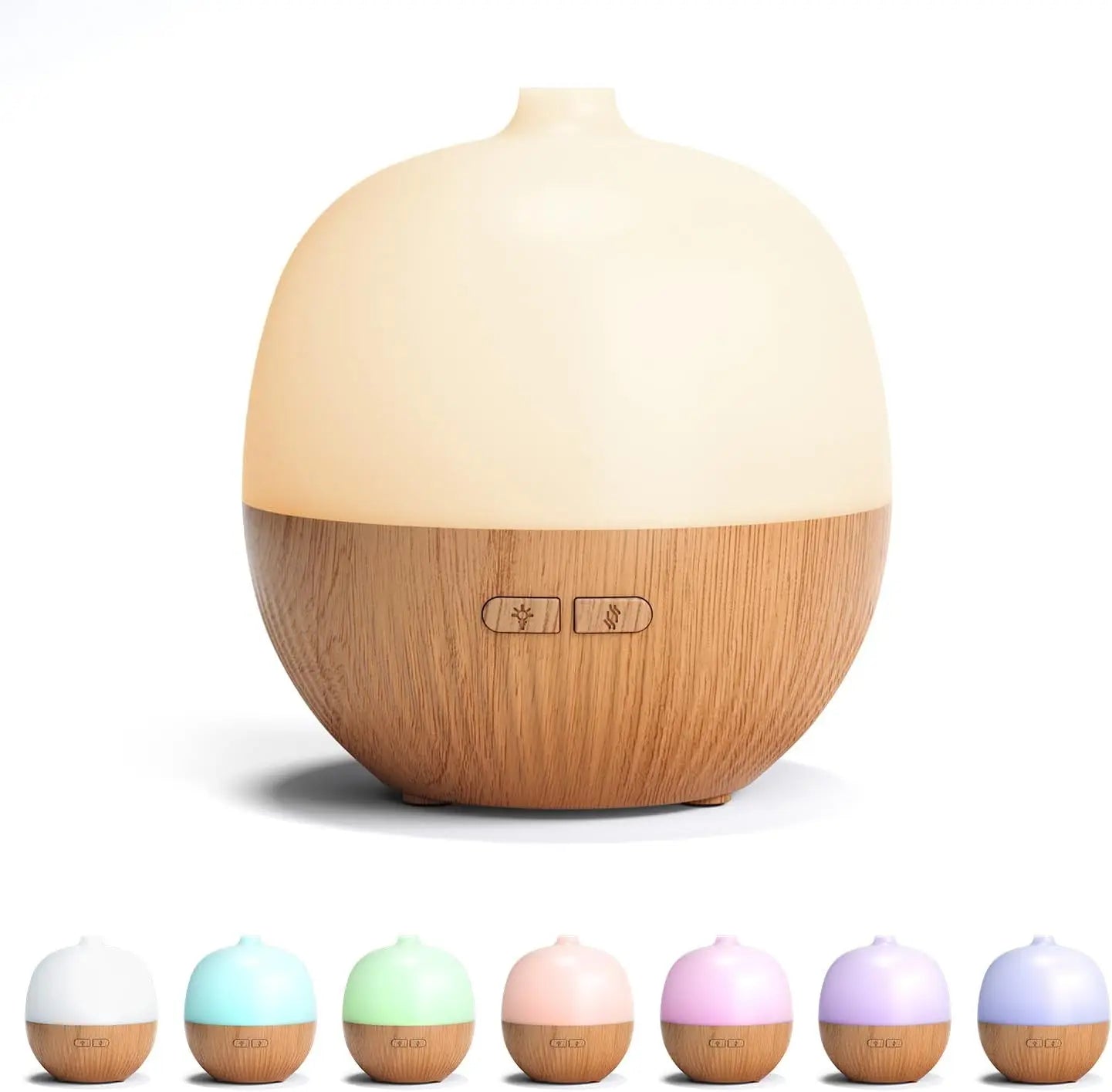 Essential Oil Diffuser, 100ml Small Aromatherapy Diffuser with Mood Light, Ultrasonic Oil Diffusers for Home, Mini Diffuser for Essential Oils, Gift for Women