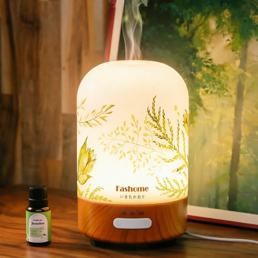 Essential Oil Diffuser, 100ML Ultrasonic Aromatherapy Fragrant Oil Vaporizer Humidifier