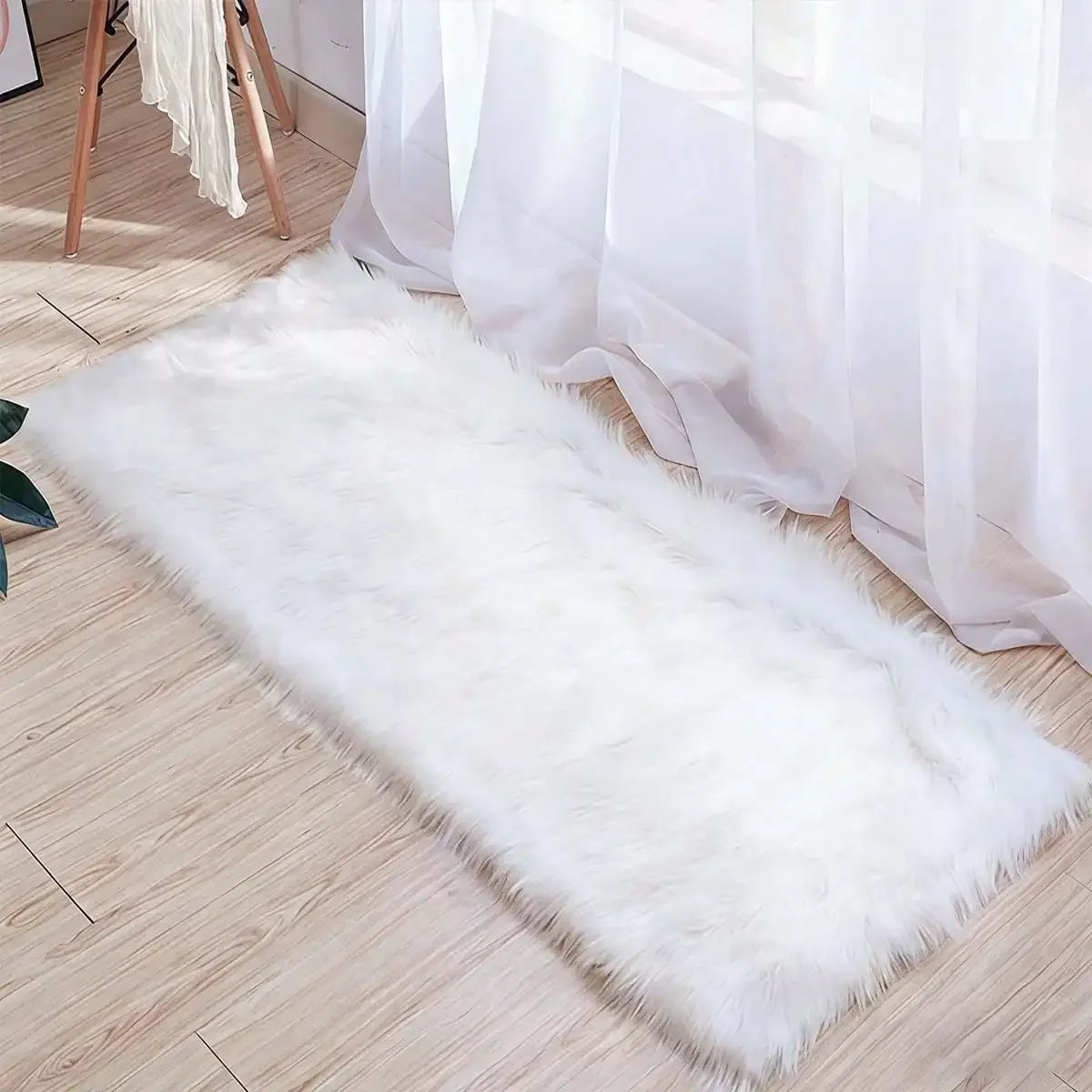 Fluffy Washable Small Rug Suitable For Bedroom