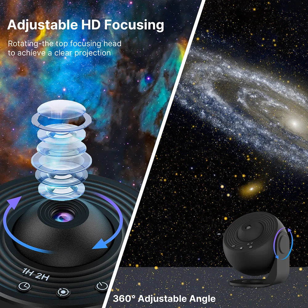 13 In 1 Galaxy Ultral Star Projector HD Image Area LED Night Light