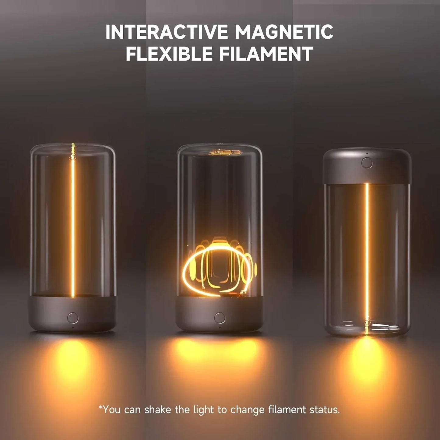 Portable quantum wire ambient magnetic light Type-C charging