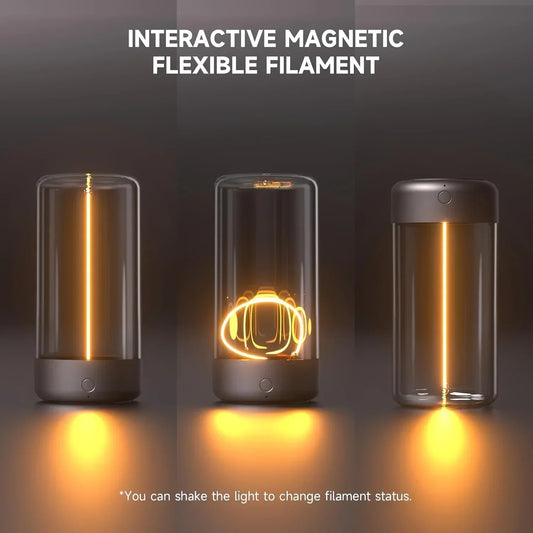 Portable quantum wire ambient magnetic light Type-C charging