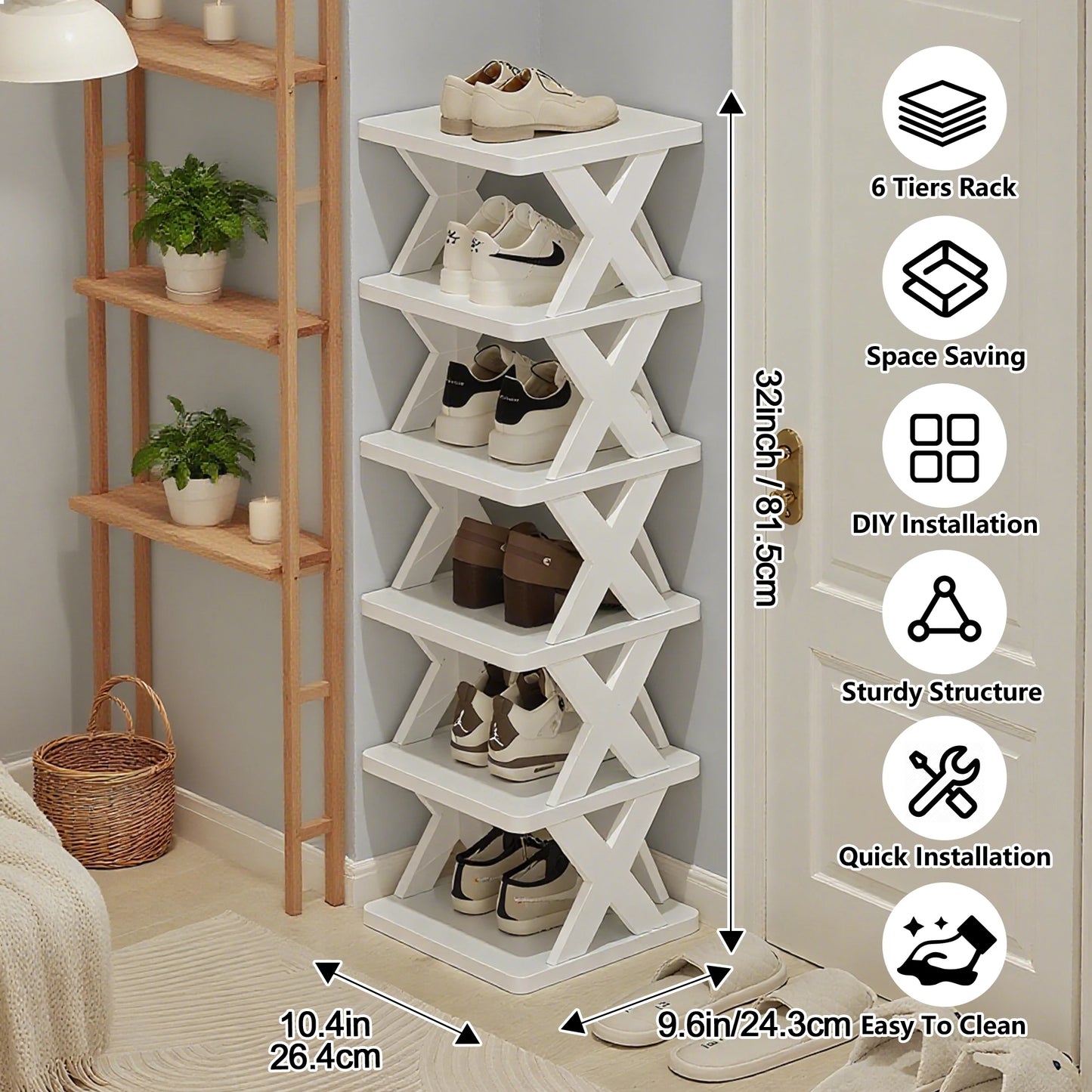 Multi-Layer Shoe Rack Organizer | Space-Saving Shoe Storage Shelf