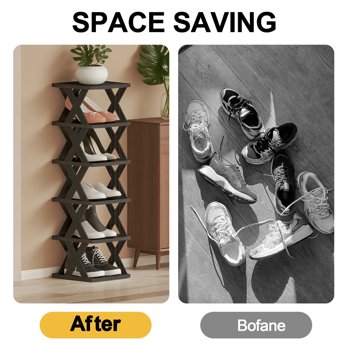 Multi-Layer Shoe Rack Organizer | Space-Saving Shoe Storage Shelf
