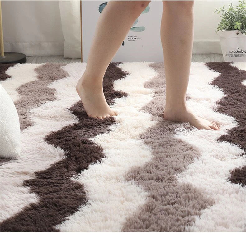 Modern Living Room Large Carpet Long Hair Children's room Carpets