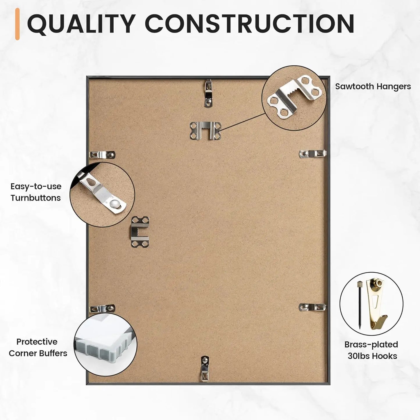 3pcs Modern Black Aluminum Picture Frames Set 30x40cm 40x60cm 50x70cm With Mat For Wall Art Canvas Print Poster Display, Minimalist Gallery Wall Frame For Living Room Bedroom Office Home Decor, Lightweight Easy Mounting Photo