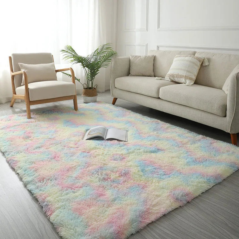 Modern Living Room Large Carpet Long Hair Children's room Carpets