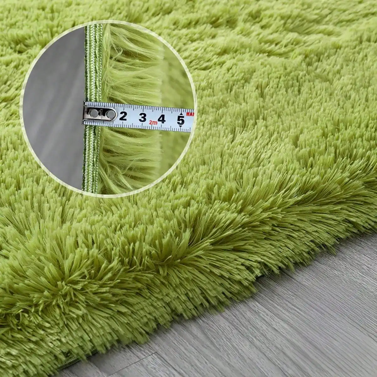 1pc Soft & Fluffy Oval Non-Slip Water-Resistant Carpet