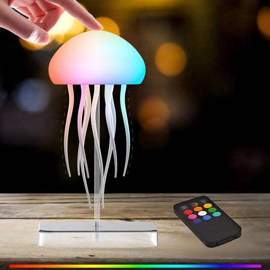 Bionic Jellyfish LED Night Lights USB Rechargeable with Remote Touch Control