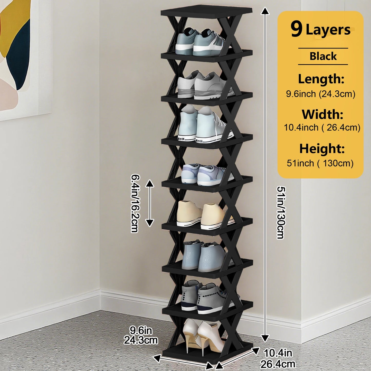 Multi-Layer Shoe Rack Organizer | Space-Saving Shoe Storage Shelf