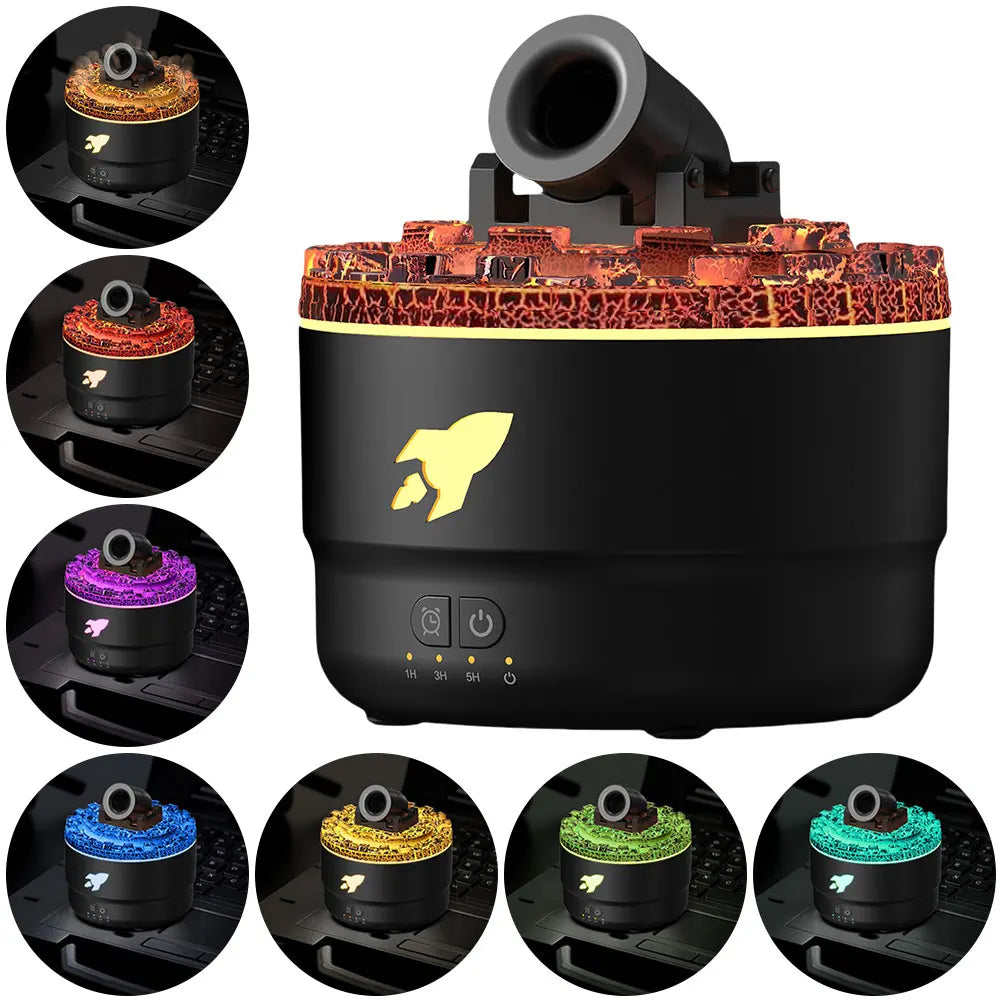 Cannon Blast Aroma Humidifier Aroma Diffuser with Timer Cannon Blast Turret Aromatherapy Humidifier Air Humidifier for Bedroom