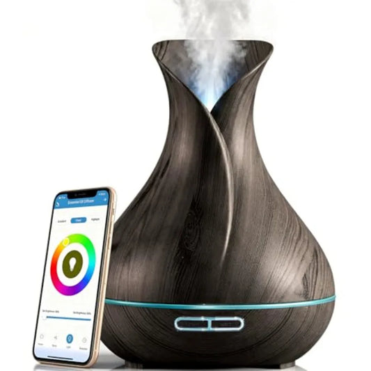 Aromatherapy Essential Oil Diffusers with App Control and Voice Control