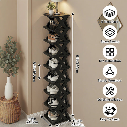 Multi-Layer Shoe Rack Organizer | Space-Saving Shoe Storage Shelf