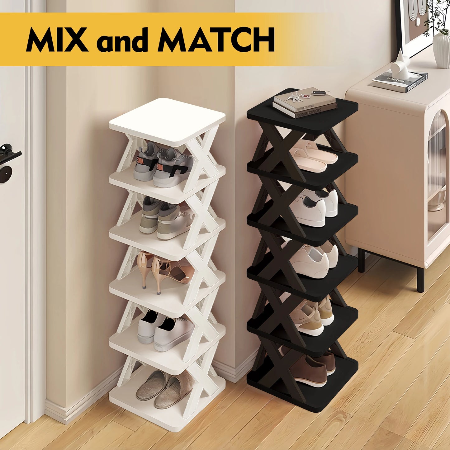Multi-Layer Shoe Rack Organizer | Space-Saving Shoe Storage Shelf