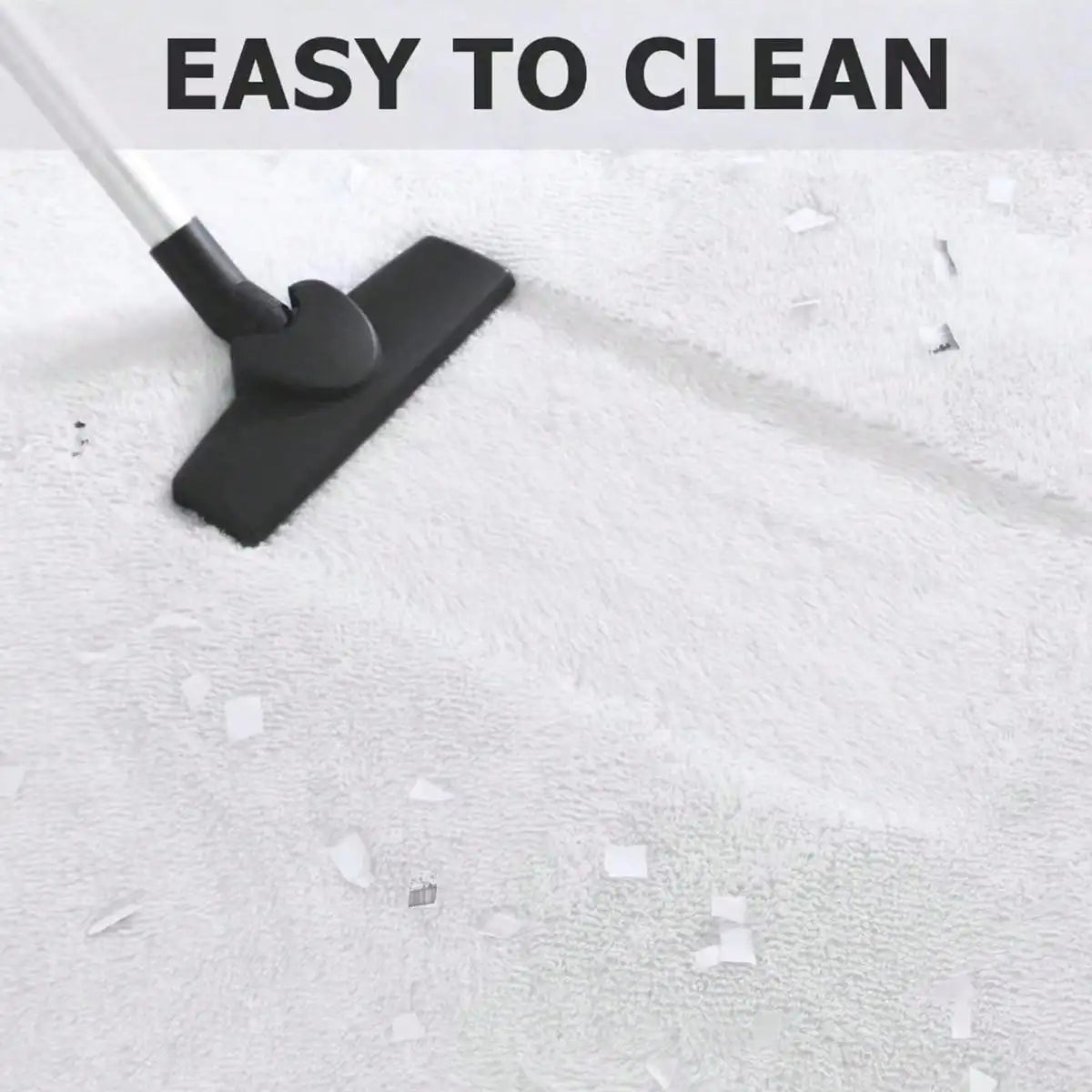 1pc Soft & Fluffy Oval Non-Slip Water-Resistant Carpet