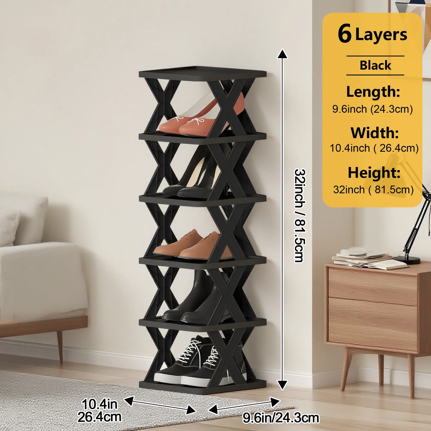 Multi-Layer Shoe Rack Organizer | Space-Saving Shoe Storage Shelf