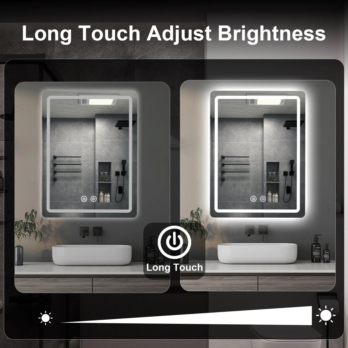 LED Bathroom Mirror Vanity Mirrors with Backlit Lights