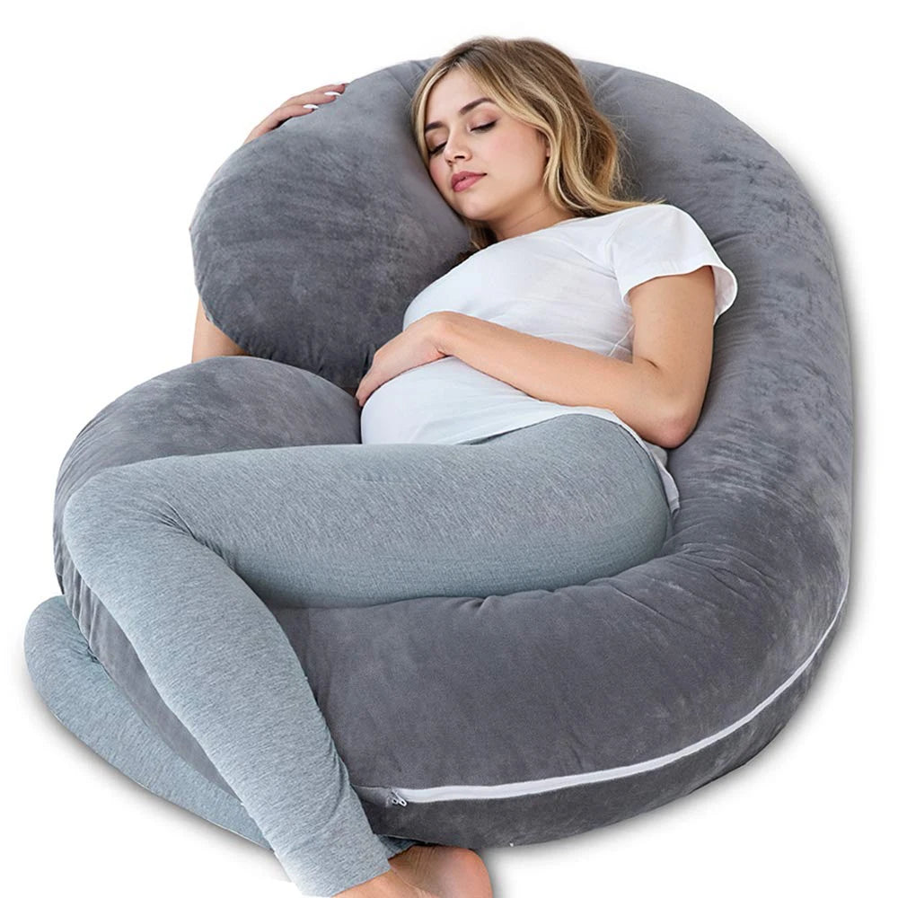 G Shaped Full Body Maternity Pillow ! Cover Original Cuddle Body Pillow