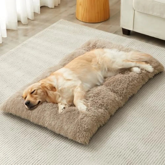 Dog Beds for Large Dogs Plush Dog Crate Bed Fluffy & Cozy