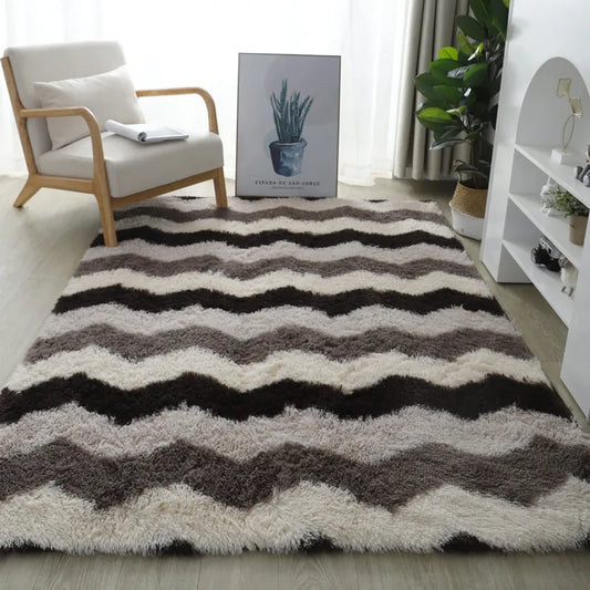 Modern Living Room Large Carpet Long Hair Children's room Carpets