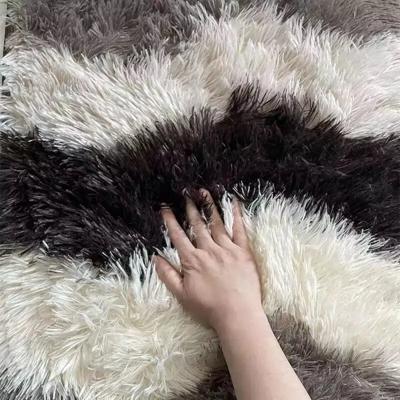 Modern Living Room Large Carpet Long Hair Children's room Carpets
