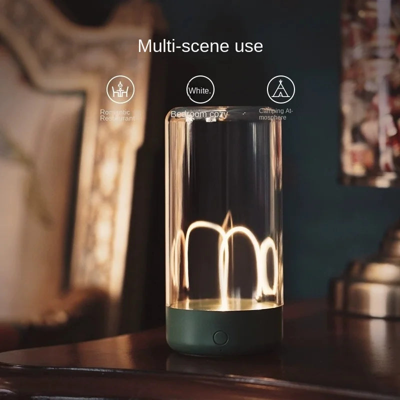 Portable quantum wire ambient magnetic light Type-C charging