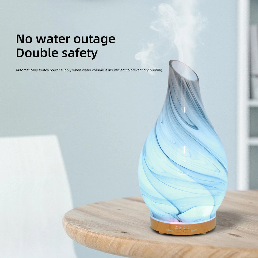 Create a Soothing Atmosphere Silent 200ml Aroma Diffuser with 7 Changing Colors & Timer, Perfect for Bedroom