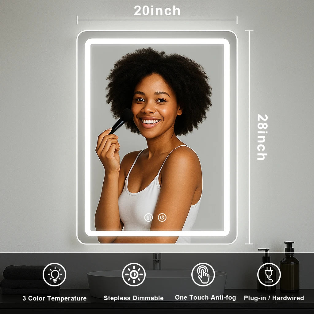 LED Bathroom Mirror Vanity Mirrors with Backlit Lights