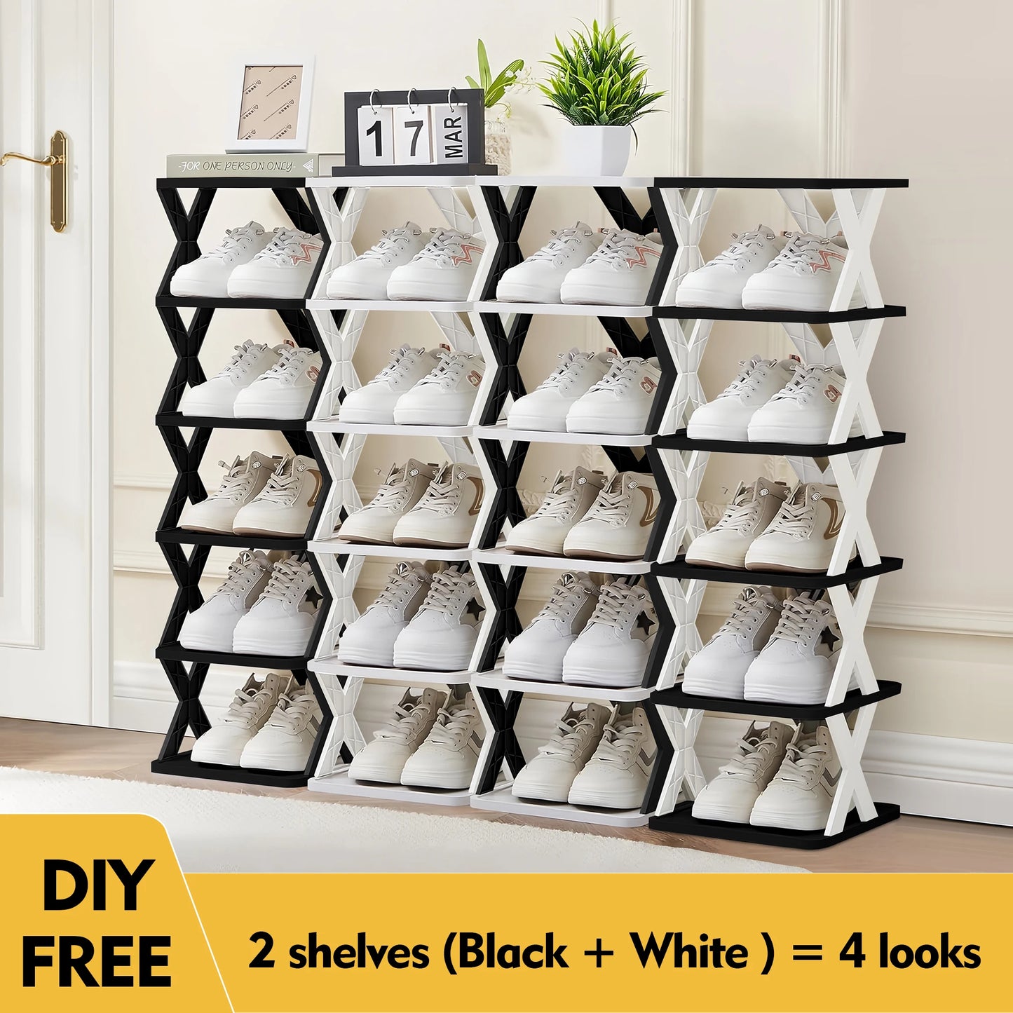 Multi-Layer Shoe Rack Organizer | Space-Saving Shoe Storage Shelf