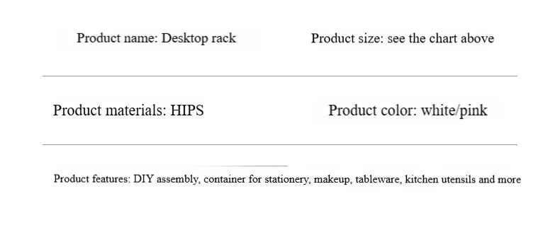 Multi-functional 3-tier Desktop Organizer, Desktop Shelf, Hole Board