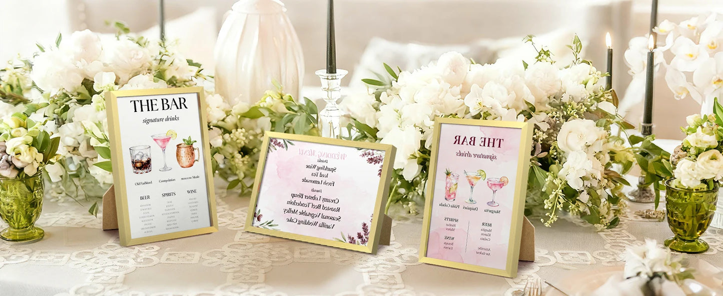 5x7 Picture Frame Set of 3, Made of High Definition Glass for 5 X 7 Black Frames, Wall and Tabletop Display Thin Border Photo Frame for Home Décor