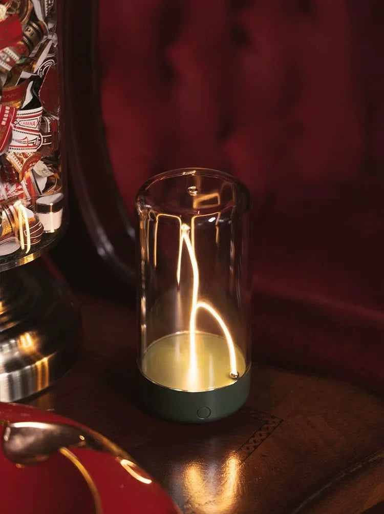 Portable quantum wire ambient magnetic light Type-C charging